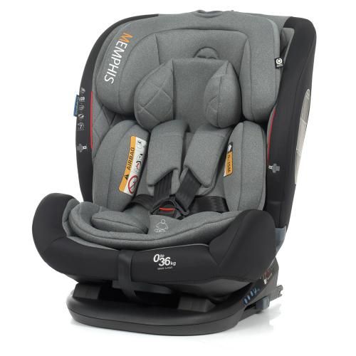 Автокрісло MEMPHIS (ME +1093 Gray Black) чорно-сірий