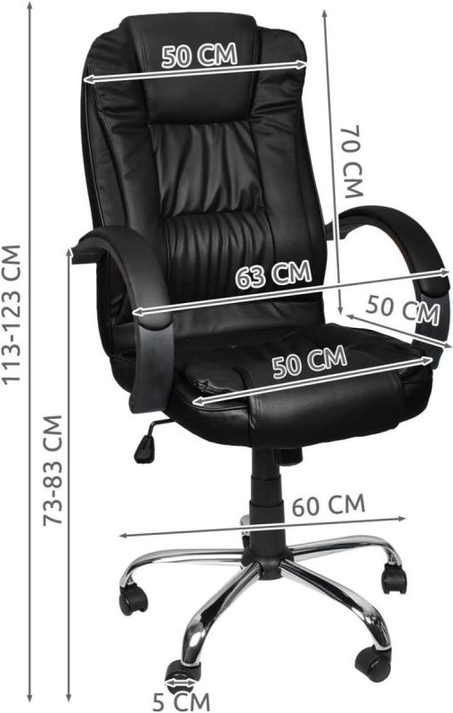 Офисное кресло MALATEC 8983 Черный