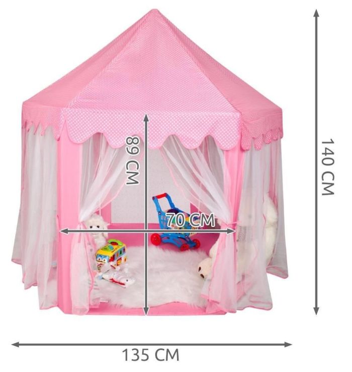 Детская палатка KRUZZEL 6104 Розовый