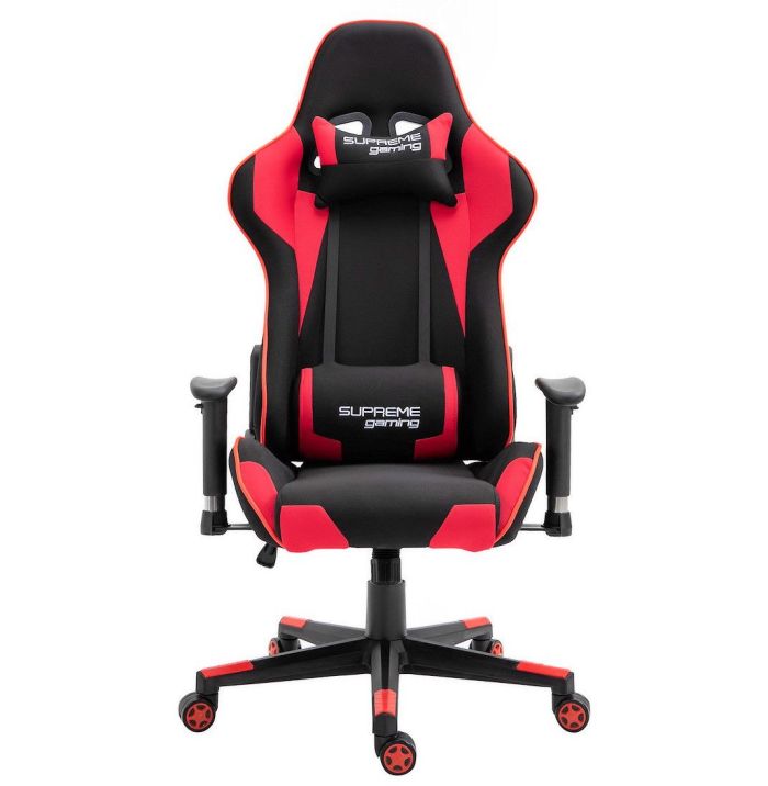 Компьютерное кресло из ткани PlayMaker Supreme Gaming 94557 Черно-красный