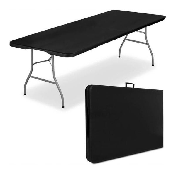 Садовый стол раскладной Ecarla SC02CZ | 180х70х74 см Черный