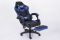 Комп‘ютерне крісло з підставкою для ніг INFINI ESPACE Чорно-синій