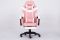 Комп‘ютерне крісло з підставкою для ніг INFINI ESPACE Рожево-білий