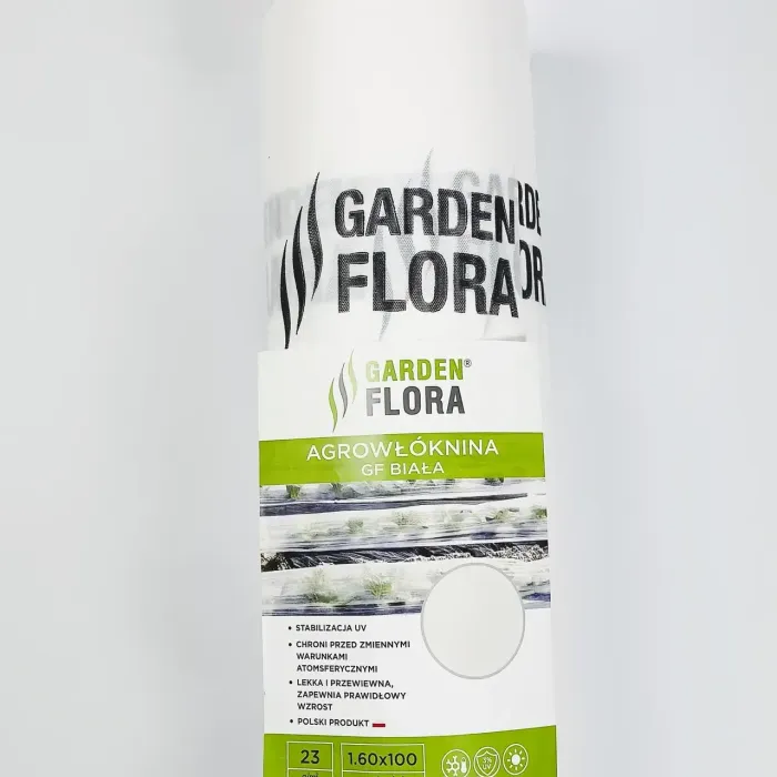 Агроволокно 23 г/м2 1.6м/100м/ Біле/Garden Flora Польща