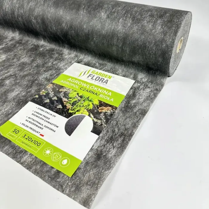 Агроволокно 50 г/м2 3.2м/100м Черно-Белое Garden Flora 