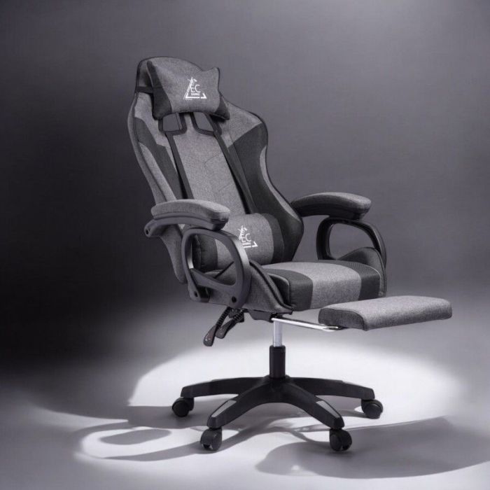 Комп'ютерне крісло із тканини LevelUp KO29SZ Сіро-чорний