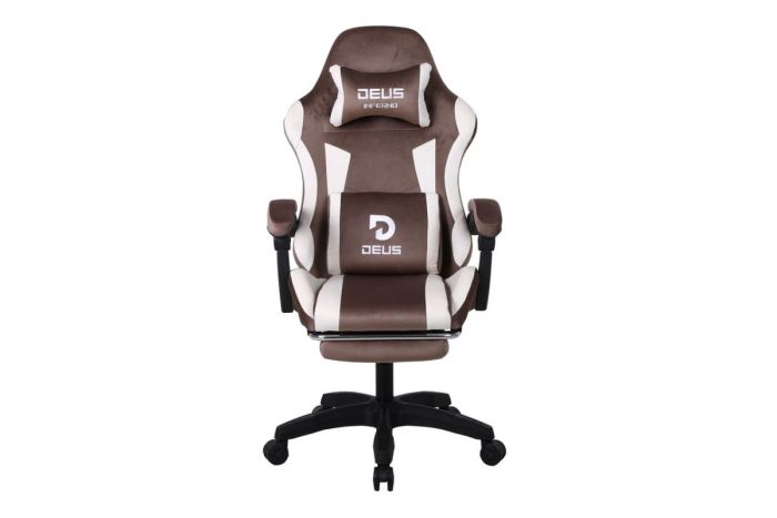 Комп'ютерне крісло із замші DEUS Inferno Коричневий