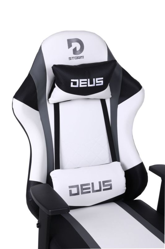 Комп‘ютерне крісло DEUS Storm Чорно-білий