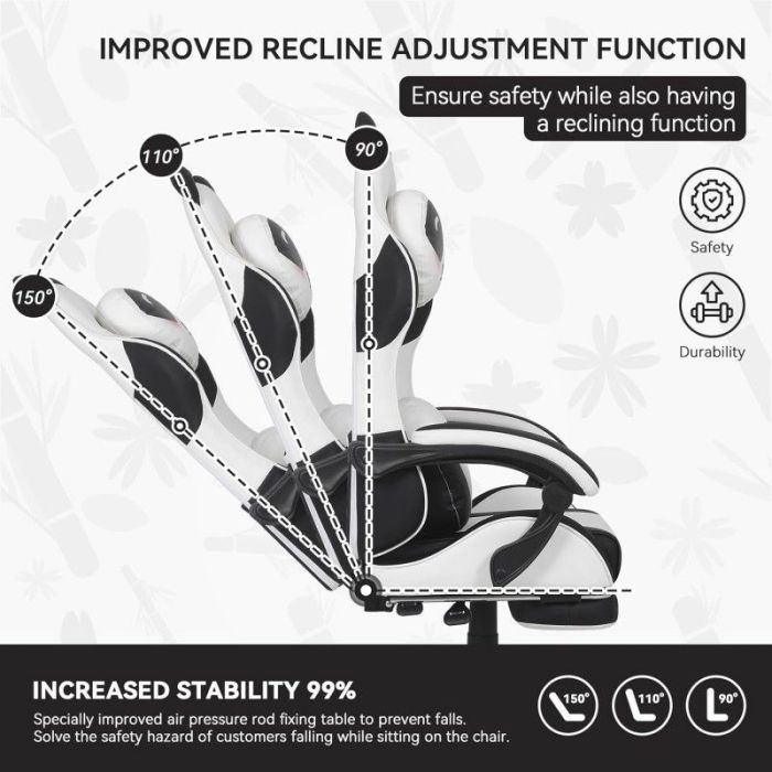 Комп‘ютерне крісло KIDS ZONE KO34 Чорно-білий