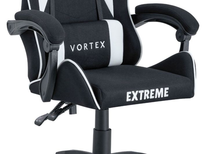 Комп'ютерне крісло із тканини Extreme VORTEX Білий
