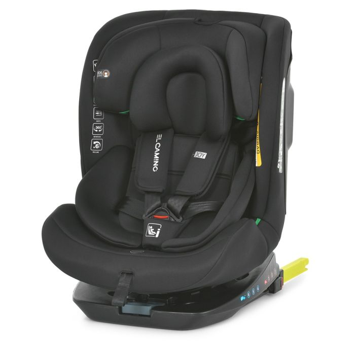 Дитяче Автокрісло El Camino i-JOY (ME 1205 Black) від народження, isofix