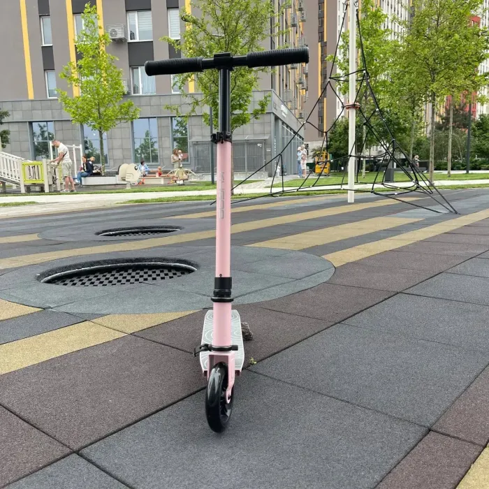 Дитячий електросамокат KUGOO Kirin J1 рожевий, для дітей від 4 років