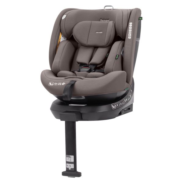 Дитяче Автокрісло CARRELLO Octopus (CRL-16002 Sandstone Beige) i-Size 40-150см ISOFIX, поворот, опор.стійка
