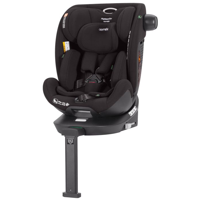 Дитяче Автокрісло CARRELLO Meteorit+ (CRL-17515 Space Black) i-Size 40-150см ISOFIX, поворот, опор.стійка
