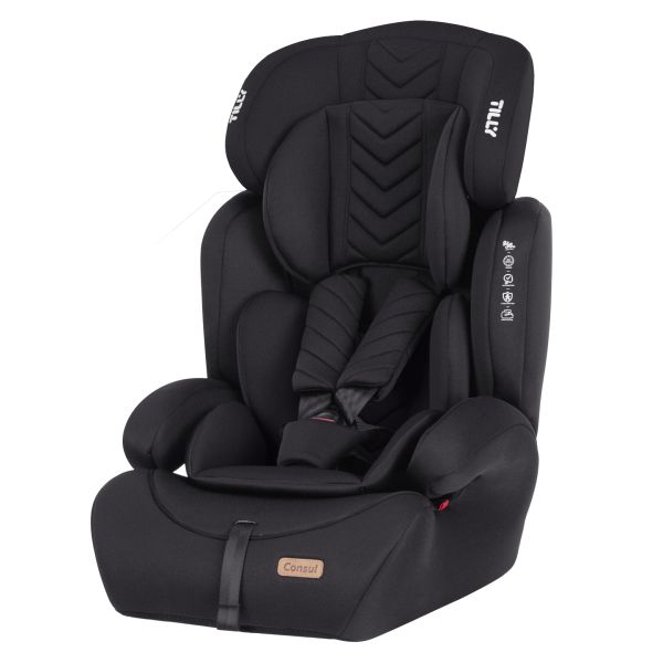 Дитяче автокрісло TILLY Consul (T-531/3 Black) група 1/2/3 /2/