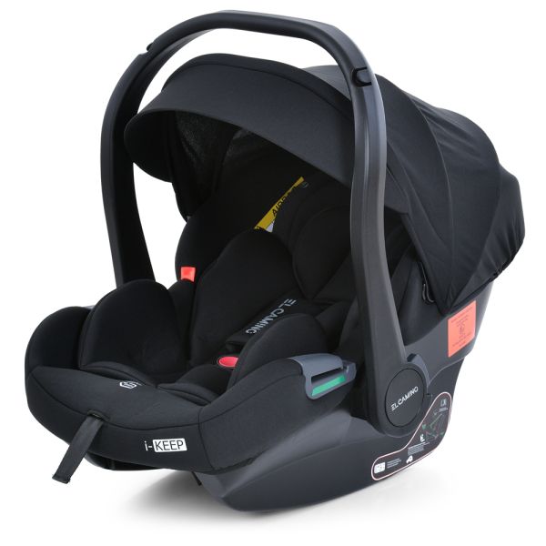 Автокрісло дитяче EL CAMINO i-KEEP (ME 1186 Melange Jet Black) зріст дитини 40-87см